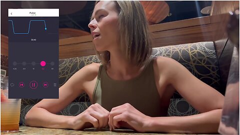 Cumming Hard In Public Restaurant With Lush Remote Controlled Vibrator